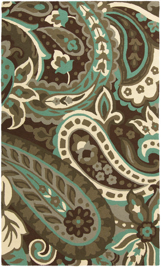 Surya Rain RAI-1158 Aqua Area Rug 5' x 8'