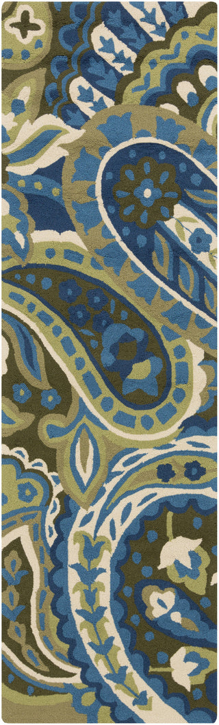 Surya Rain RAI-1159 Lime Area Rug 2'6'' x 8' Runner