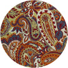 Surya Rain RAI-1160 Burgundy Area Rug 8' Round