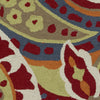 Surya Rain RAI-1160 Burgundy Hand Hooked Area Rug Sample Swatch
