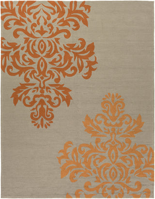 Surya Rain RAI-1161 Burnt Orange Hand Hooked Area Rug 8' X 10'