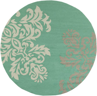 Surya Rain RAI-1162 Teal Area Rug 8' Round