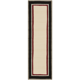 Surya Rain RAI-1164 Burgundy Area Rug 2'6'' x 8' Runner