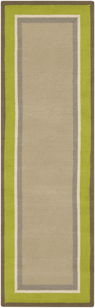 Surya Rain RAI-1165 Olive Area Rug 2'6'' x 8' Runner