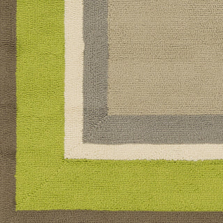 Surya Rain RAI-1165 Olive Hand Hooked Area Rug Sample Swatch