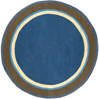 Surya Rain RAI-1166 Navy Area Rug 8' Round