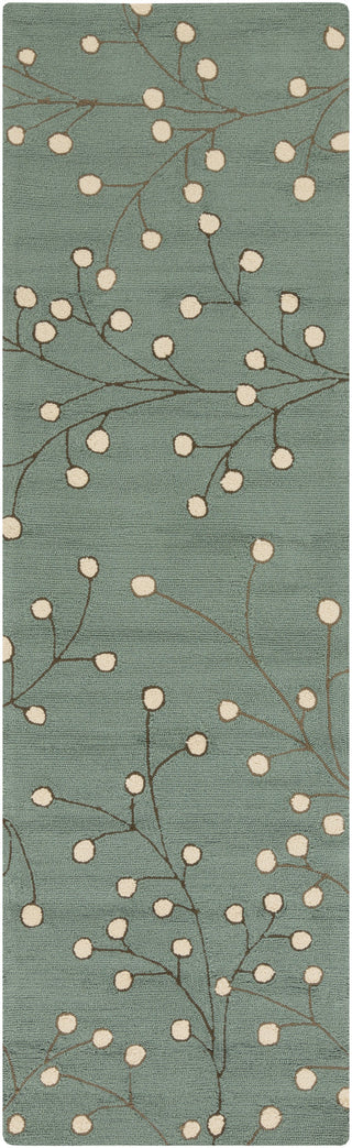 Surya Rain RAI-1170 Moss Area Rug 2'6'' x 8' Runner