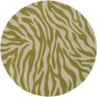 Surya Rain RAI-1174 Olive Area Rug 8' Round