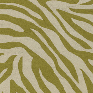 Surya Rain RAI-1174 Olive Hand Hooked Area Rug Sample Swatch