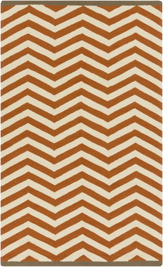 Surya Rain RAI-1175 Rust Area Rug 5' x 8'