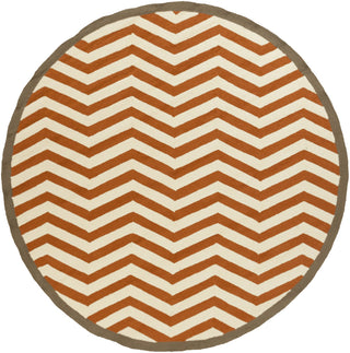 Surya Rain RAI-1175 Rust Area Rug 8' Round