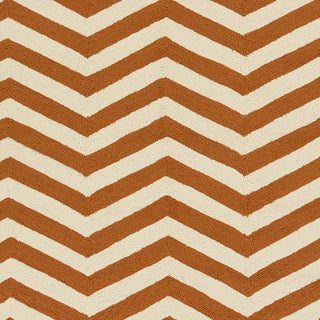 Surya Rain RAI-1175 Rust Hand Hooked Area Rug Sample Swatch