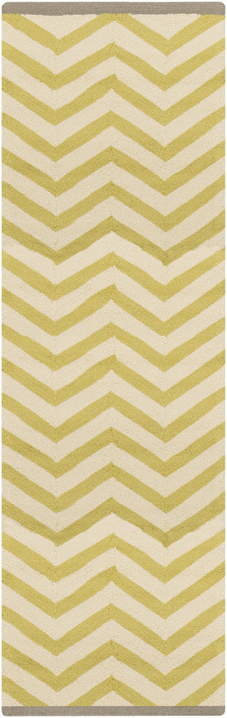 Surya Rain RAI-1176 Lime Area Rug 2'6'' x 8' Runner