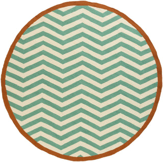 Surya Rain RAI-1177 Teal Area Rug 8' Round