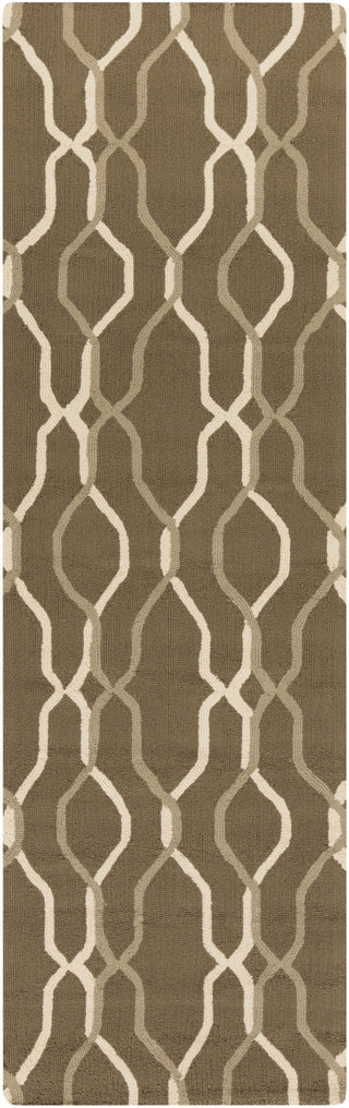 Surya Rain RAI-1182 Olive Area Rug 2'6'' x 8' Runner