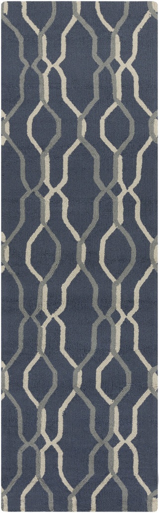 Surya Rain RAI-1183 Teal Area Rug 2'6'' x 8' Runner