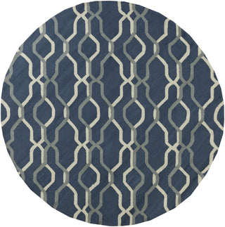 Surya Rain RAI-1183 Teal Area Rug 8' Round