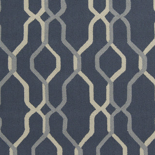 Surya Rain RAI-1183 Teal Hand Hooked Area Rug Sample Swatch