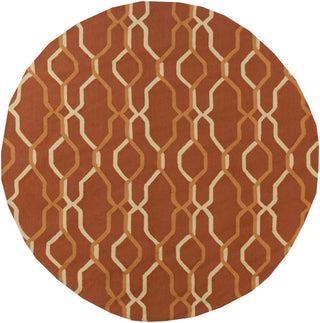 Surya Rain RAI-1184 Rust Area Rug 8' Round