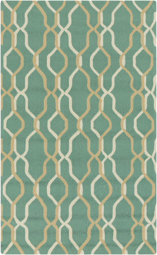 Surya Rain RAI-1185 Teal Area Rug 5' x 8'