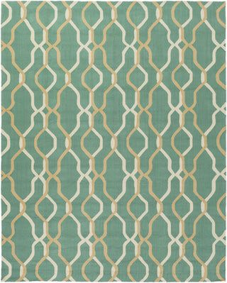 Surya Rain RAI-1185 Teal Hand Hooked Area Rug 8' X 10'