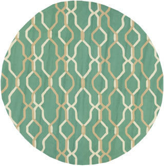 Surya Rain RAI-1185 Teal Area Rug 8' Round