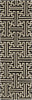 Surya Rain RAI-1188 Black Area Rug 2'6'' x 8' Runner