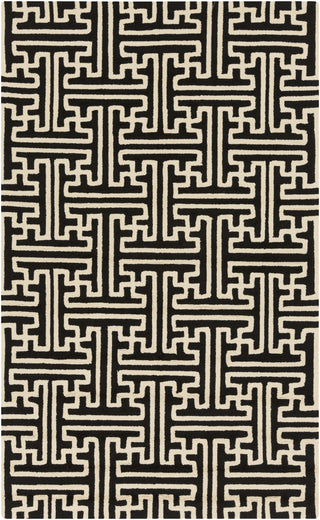 Surya Rain RAI-1188 Black Area Rug 5' x 8'