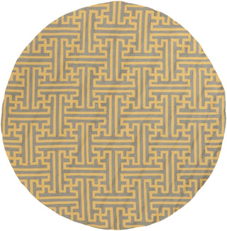 Surya Rain RAI-1189 Gold Area Rug 8' Round