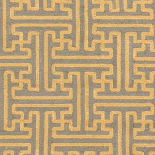 Surya Rain RAI-1189 Gold Hand Hooked Area Rug Sample Swatch