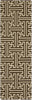 Surya Rain RAI-1190 Chocolate Area Rug 2'6'' x 8' Runner