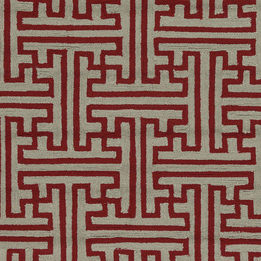 Surya Rain RAI-1191 Eggplant Hand Hooked Area Rug Sample Swatch