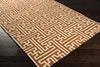 Surya Rain RAI-1192 Rust Hand Hooked Area Rug 5x8 Corner