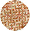Surya Rain RAI-1192 Rust Area Rug 8' Round