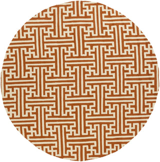 Surya Rain RAI-1192 Rust Area Rug 8' Round