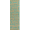 Surya Rain RAI-1193 Teal Area Rug 2'6'' x 8' Runner