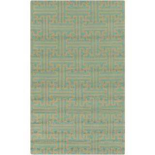 Surya Rain RAI-1193 Teal Area Rug 5' x 8'