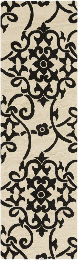 Surya Rain RAI-1194 Ivory Area Rug 2'6'' x 8' Runner