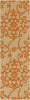 Surya Rain RAI-1195 Burnt Orange Area Rug 2'6'' x 8' Runner
