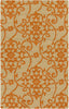 Surya Rain RAI-1195 Burnt Orange Area Rug 5' x 8'