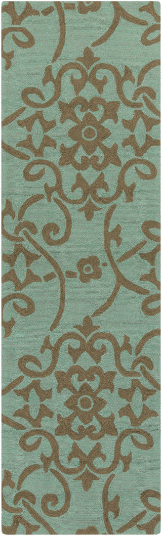 Surya Rain RAI-1196 Sea Foam Area Rug 2'6'' x 8' Runner