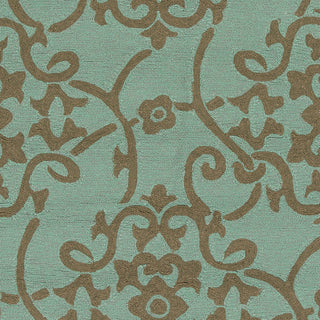 Surya Rain RAI-1196 Sea Foam Hand Hooked Area Rug Sample Swatch