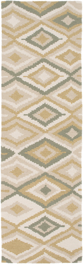 Surya Rain RAI-1206 Gold Area Rug 2'6'' x 8' Runner