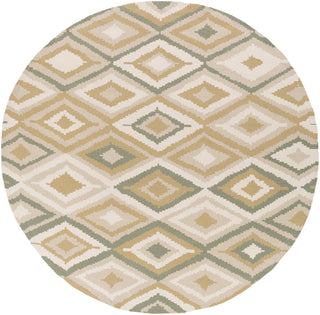 Surya Rain RAI-1206 Gold Area Rug 8' Round