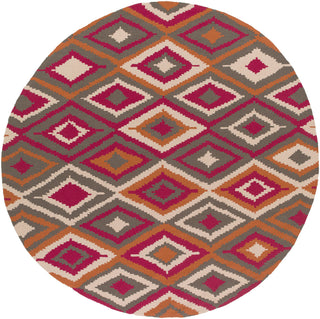 Surya Rain RAI-1207 Hot Pink Area Rug 8' Round