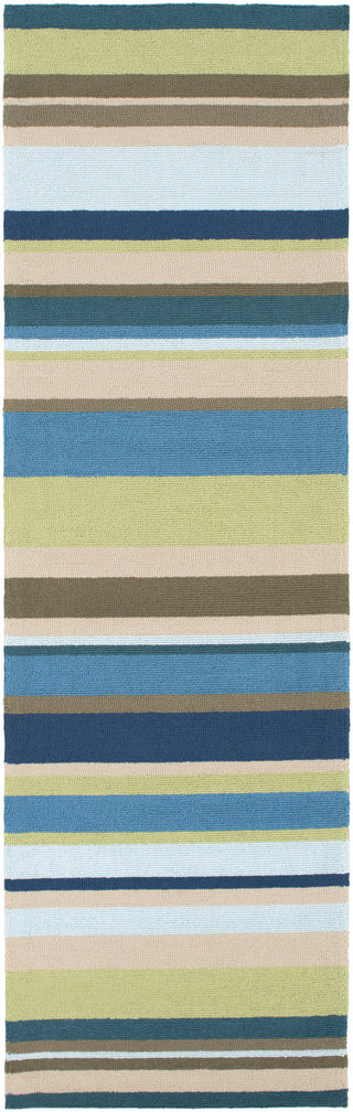 Surya Rain RAI-1208 Lime Area Rug 2'6'' x 8' Runner