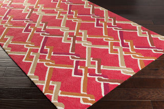 Surya Rain RAI-1216 Poppy Hand Hooked Area Rug 5x8 Corner