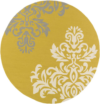 Surya Rain RAI-1217 Gold Area Rug 8' Round