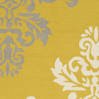 Surya Rain RAI-1217 Gold Hand Hooked Area Rug Sample Swatch