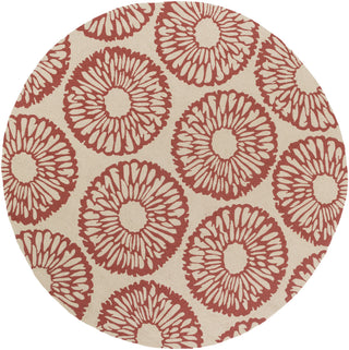 Surya Rain RAI-1220 Rust Area Rug 8' Round